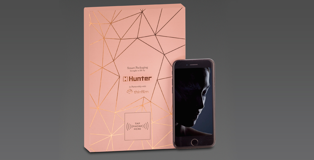 Hunter Luxury Thimfilm technology in luxury packaging