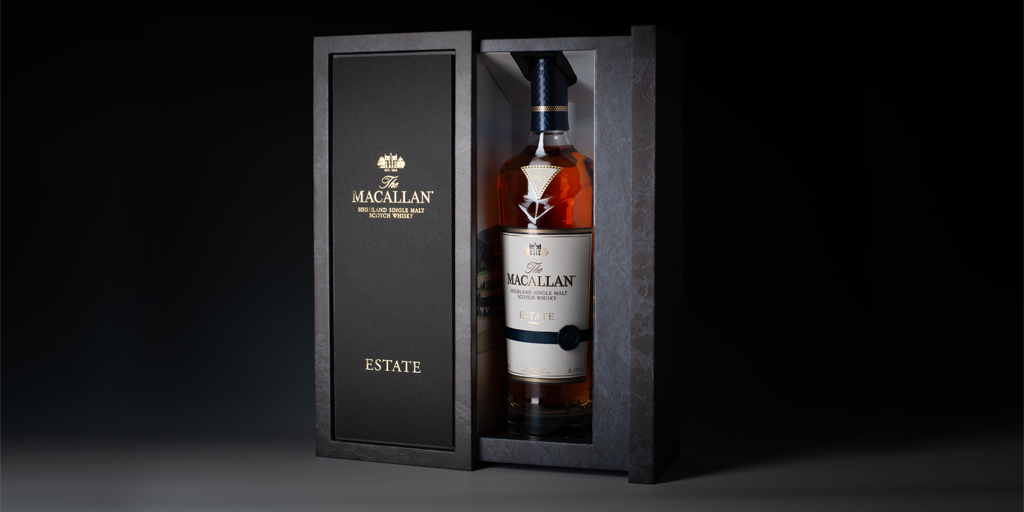 Industry-first “Natural Slate” packaging for The Macallan Estate