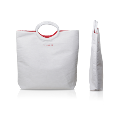 Hunter Luxury - Clarins paper woven summer bag